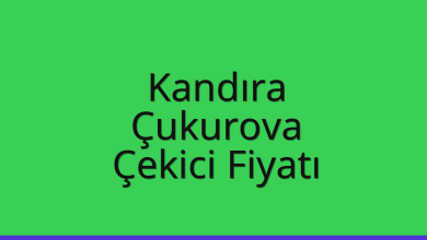 Kandıra Çekici Fiyatı – Çukurova Oto Kurtarıcı Ücreti