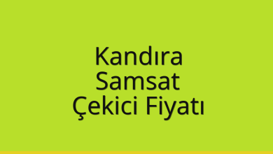 Kandıra Çekici Fiyatı – Samsat Oto Kurtarıcı Ücreti