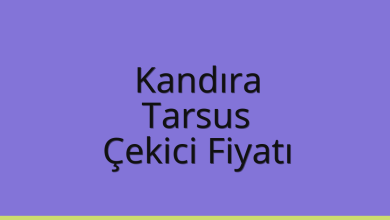 Kandıra Çekici Fiyatı – Tarsus Oto Kurtarıcı Ücreti
