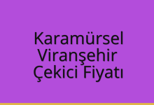 Karamürsel Çekici Fiyatı – Viranşehir Oto Kurtarıcı Ücreti