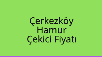 Çerkezköy Çekici Fiyatı – Hamur Oto Kurtarıcı Ücreti