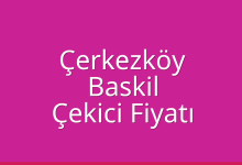 Çerkezköy Çekici Fiyatı – Baskil Oto Kurtarıcı Ücreti