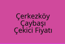 Çerkezköy Çekici Fiyatı – Çaybaşı Oto Kurtarıcı Ücreti