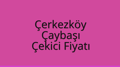 Çerkezköy Çekici Fiyatı – Çaybaşı Oto Kurtarıcı Ücreti