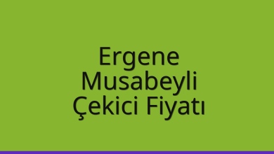 Ergene Çekici Fiyatı – Musabeyli Oto Kurtarıcı Ücreti