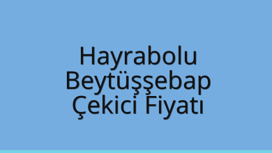 Hayrabolu Çekici Fiyatı – Beytüşşebap Oto Kurtarıcı Ücreti