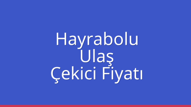 Hayrabolu Çekici Fiyatı – Ulaş Oto Kurtarıcı Ücreti