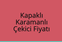 Kapaklı Çekici Fiyatı – Karamanlı Oto Kurtarıcı Ücreti