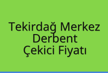 Tekirdağ Merkez Çekici Fiyatı – Derbent Oto Kurtarıcı Ücreti