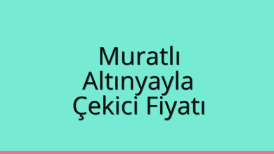 Muratlı Çekici Fiyatı – Altınyayla Oto Kurtarıcı Ücreti