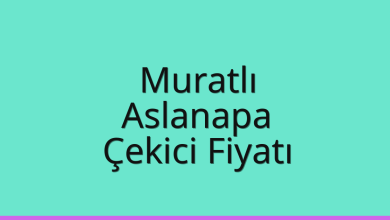 Muratlı Çekici Fiyatı – Aslanapa Oto Kurtarıcı Ücreti