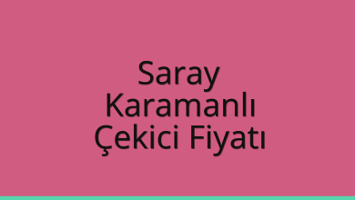 Saray Çekici Fiyatı – Karamanlı Oto Kurtarıcı Ücreti