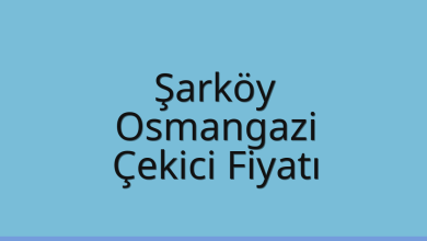 Şarköy Çekici Fiyatı – Osmangazi Oto Kurtarıcı Ücreti