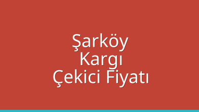 Şarköy Çekici Fiyatı – Kargı Oto Kurtarıcı Ücreti