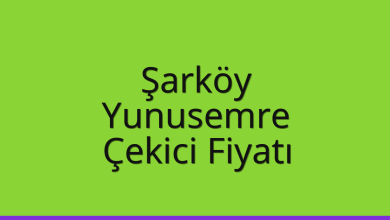 Şarköy Çekici Fiyatı – Yunusemre Oto Kurtarıcı Ücreti