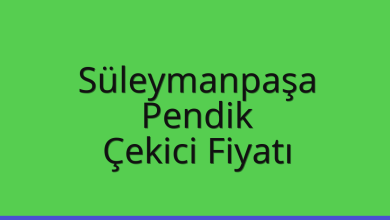 Süleymanpaşa Çekici Fiyatı – Pendik Oto Kurtarıcı Ücreti