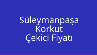 Süleymanpaşa Çekici Fiyatı – Korkut Oto Kurtarıcı Ücreti