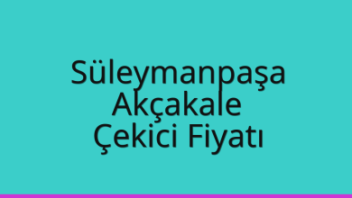 Süleymanpaşa Çekici Fiyatı – Akçakale Oto Kurtarıcı Ücreti