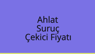 Ahlat Çekici Fiyatı – Suruç Oto Kurtarıcı Ücreti