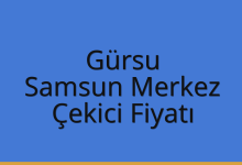 Gürsu Çekici Fiyatı – Samsun Merkez Oto Kurtarıcı Ücreti
