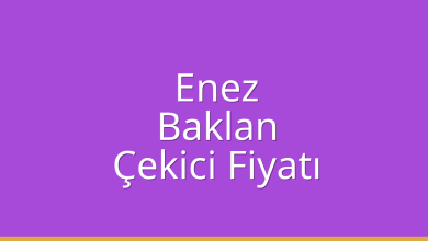 Enez Çekici Fiyatı – Baklan Oto Kurtarıcı Ücreti