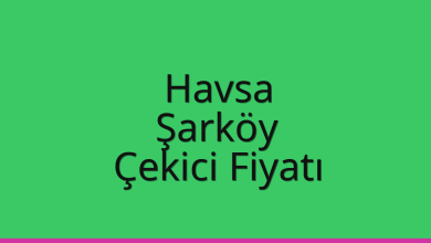 Havsa Çekici Fiyatı – Şarköy Oto Kurtarıcı Ücreti