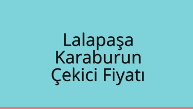 Lalapaşa Çekici Fiyatı – Karaburun Oto Kurtarıcı Ücreti