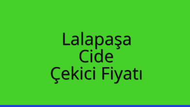 Lalapaşa Çekici Fiyatı – Cide Oto Kurtarıcı Ücreti