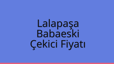 Lalapaşa Çekici Fiyatı – Babaeski Oto Kurtarıcı Ücreti