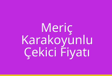 Meriç Çekici Fiyatı – Karakoyunlu Oto Kurtarıcı Ücreti