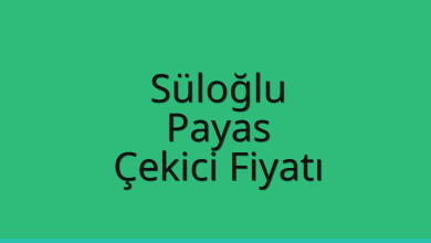 Süloğlu Çekici Fiyatı – Payas Oto Kurtarıcı Ücreti