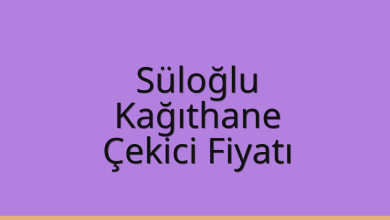 Süloğlu Çekici Fiyatı – Kağıthane Oto Kurtarıcı Ücreti