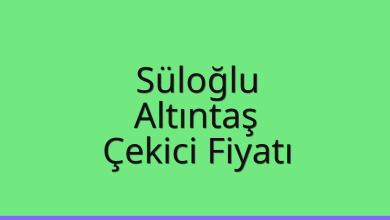 Süloğlu Çekici Fiyatı – Altıntaş Oto Kurtarıcı Ücreti