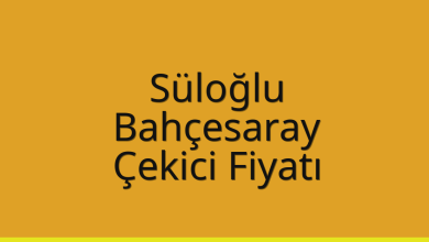 Süloğlu Çekici Fiyatı – Bahçesaray Oto Kurtarıcı Ücreti