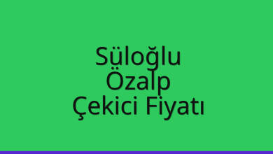 Süloğlu Çekici Fiyatı – Özalp Oto Kurtarıcı Ücreti