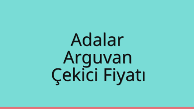 Adalar Çekici Fiyatı – Arguvan Oto Kurtarıcı Ücreti