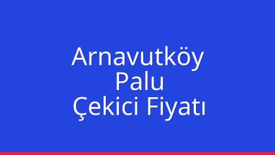 Arnavutköy Çekici Fiyatı – Palu Oto Kurtarıcı Ücreti