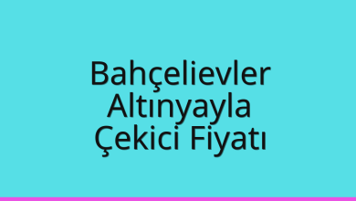 Bahçelievler Çekici Fiyatı – Altınyayla Oto Kurtarıcı Ücreti