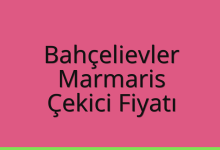 Bahçelievler Çekici Fiyatı – Marmaris Oto Kurtarıcı Ücreti