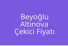 Beyoğlu Çekici Fiyatı – Altınova Oto Kurtarıcı Ücreti