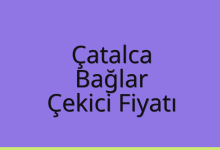 Çatalca Çekici Fiyatı – Bağlar Oto Kurtarıcı Ücreti