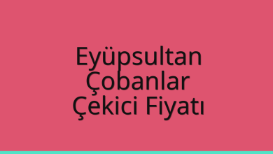 Eyüpsultan Çekici Fiyatı – Çobanlar Oto Kurtarıcı Ücreti
