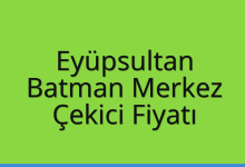 Eyüpsultan Çekici Fiyatı – Batman Merkez Oto Kurtarıcı Ücreti