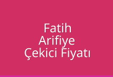 Fatih Çekici Fiyatı – Arifiye Oto Kurtarıcı Ücreti