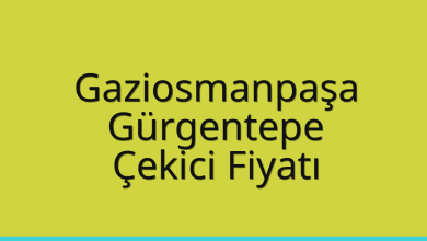 Gaziosmanpaşa Çekici Fiyatı – Gürgentepe Oto Kurtarıcı Ücreti