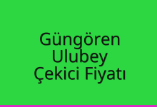 Güngören Çekici Fiyatı – Ulubey Oto Kurtarıcı Ücreti