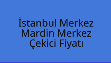 İstanbul Merkez Çekici Fiyatı – Mardin Merkez Oto Kurtarıcı Ücreti