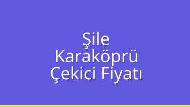 Şile Çekici Fiyatı – Karaköprü Oto Kurtarıcı Ücreti