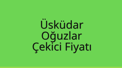 Üsküdar Çekici Fiyatı – Oğuzlar Oto Kurtarıcı Ücreti