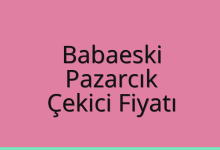 Babaeski Çekici Fiyatı – Pazarcık Oto Kurtarıcı Ücreti